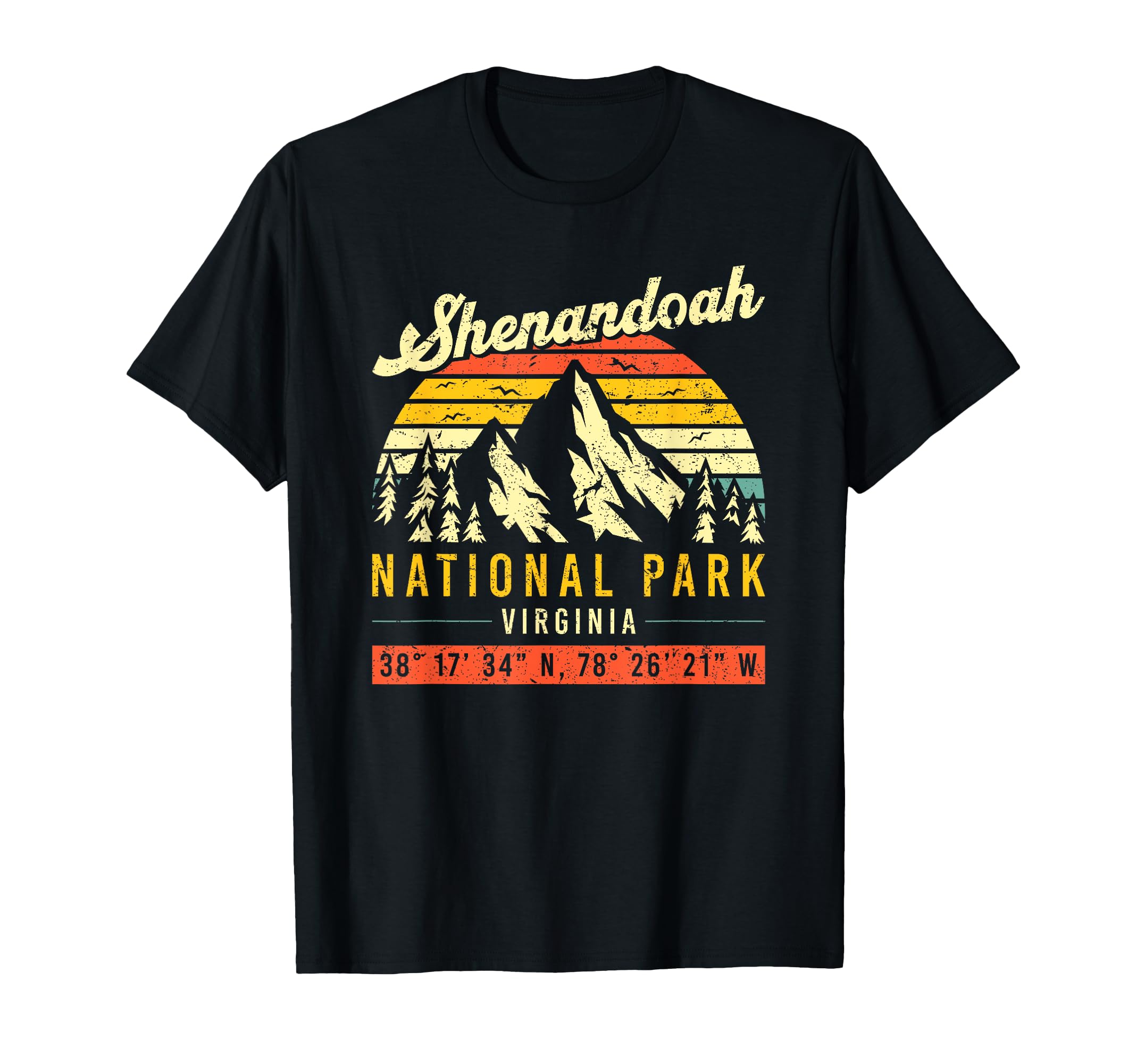 Shenandoah Virginia National Park T-Shirt - Fun Novelty Design Men Women - T-Shirt, Sweatshirt, Hoodie