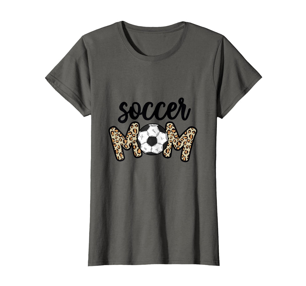 Leopard Soccer Mom Soccer Ball T-Shirt - Casual Everyday Wear Men Women - T-Shirt, Sweatshirt, Hoodie