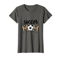 Leopard Soccer Mom Soccer Ball T-Shirt - Casual Everyday Wear Men Women - T-Shirt, Sweatshirt, Hoodie