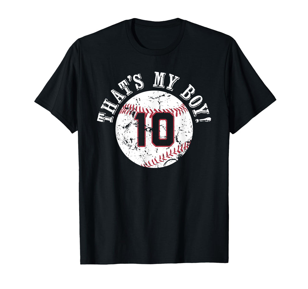 Unique Thats My 10 Baseball Player T-Shirt - Aesthetic Graphic for Adults - T-Shirt, Sweatshirt, Hoodie