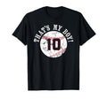 Unique Thats My 10 Baseball Player T-Shirt - Aesthetic Graphic for Adults - T-Shirt, Sweatshirt, Hoodie