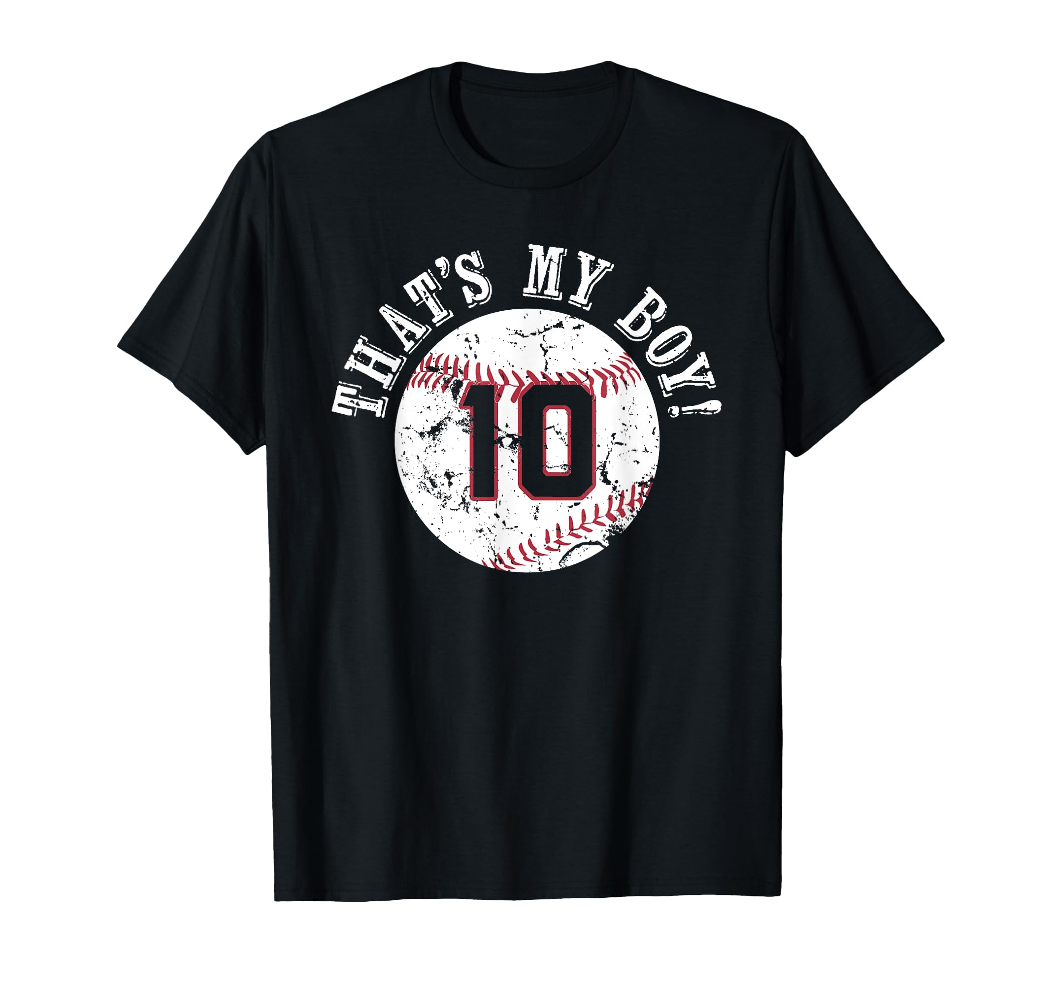 Unique Thats My 10 Baseball Player T-Shirt - Aesthetic Graphic for Adults - T-Shirt, Sweatshirt, Hoodie