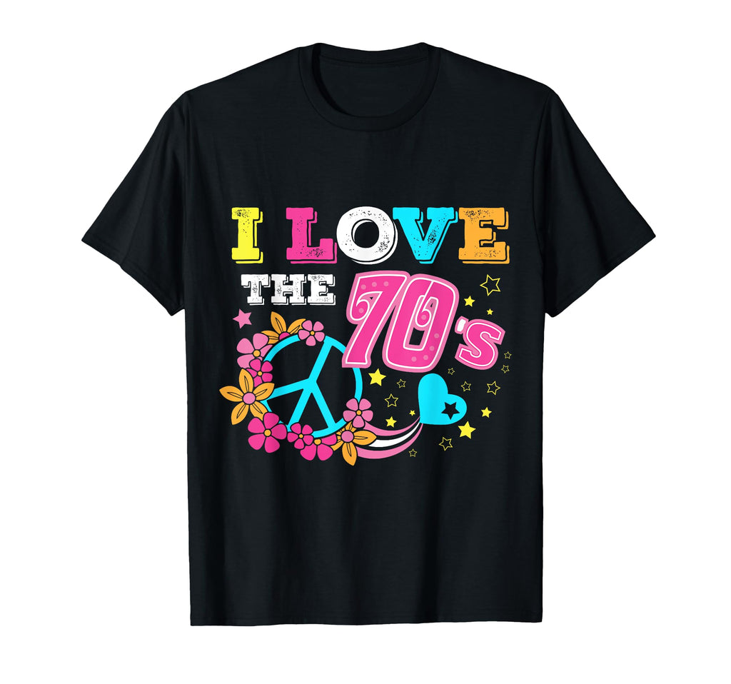 I Love 70S Seventies Lover T-Shirt - Fun Novelty Design Unisex - T-Shirt, Sweatshirt, Hoodie
