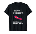 Mount Everest Nepal Distressed Nepal T-Shirt - Minimalist Print for Adults - T-Shirt, Sweatshirt, Hoodie