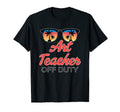 Art Teacher Off Duty Sunset T-Shirt - Aesthetic Graphic for Adults - T-Shirt, Sweatshirt, Hoodie