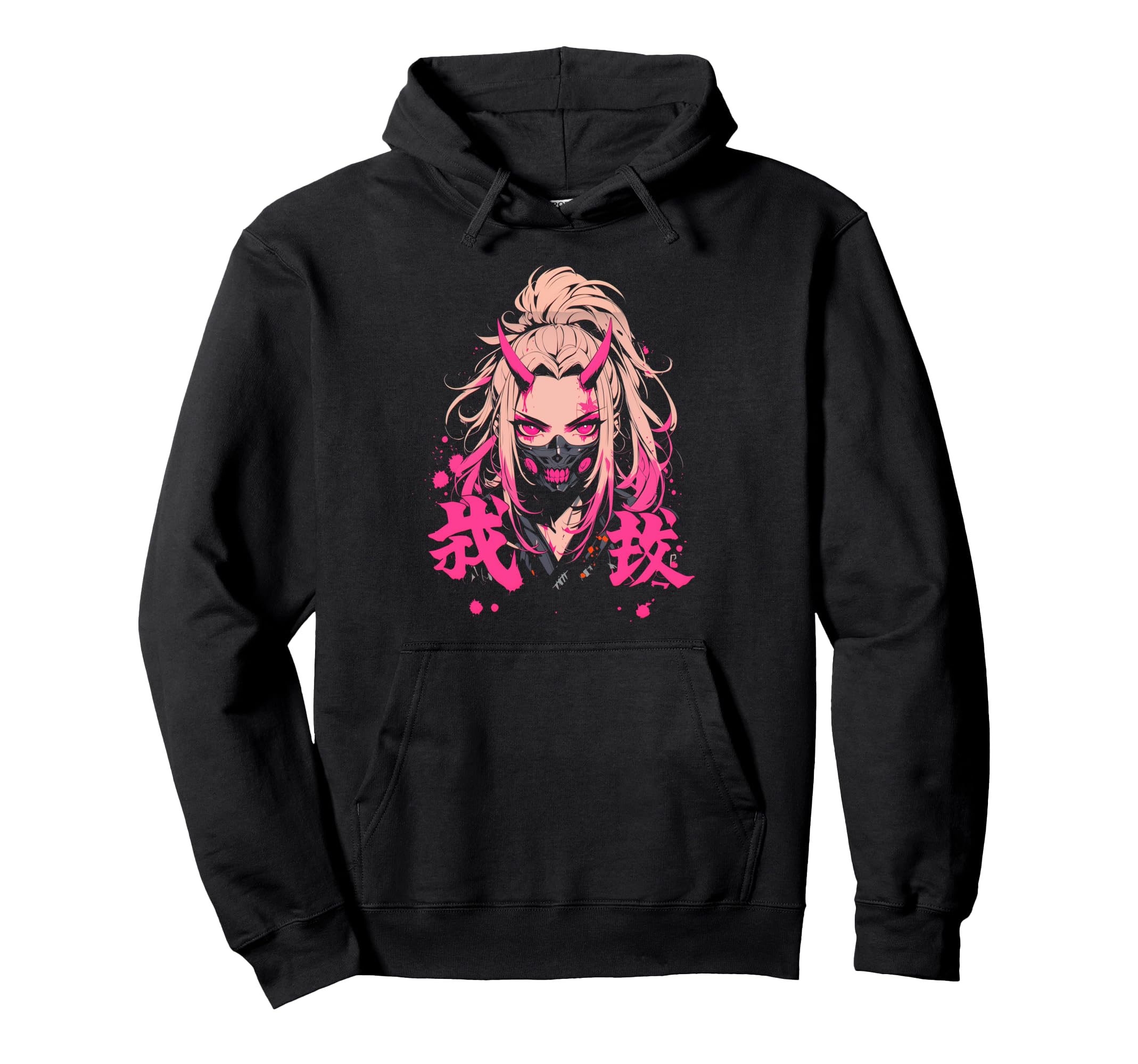 Goth Grunge Demon Anime Waifu Horror Alt Hoodie - Unique Graphic Men Women - T-Shirt, Sweatshirt, Hoodie