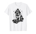 Skateboard Dog Bulldog Skater Skateboarding T-Shirt - Graphic Print Unisex - T-Shirt, Sweatshirt, Hoodie