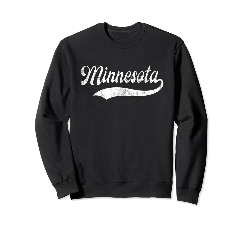 Minnesota Distressed Mn Sweatshirt - Custom Art Print Men Women - T-Shirt, Sweatshirt, Hoodie