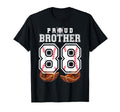 Proud Brother Baseball Player Number 88 T-Shirt - Unique Graphic Men Women - T-Shirt, Sweatshirt, Hoodie