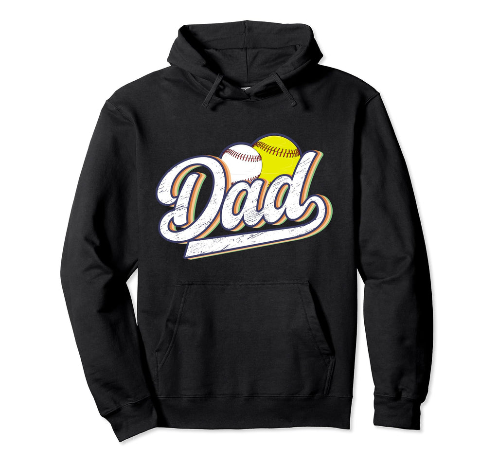 Dad Baseball Softball Dad Ballers Hoodie - Minimalist Print for Adults - T-Shirt, Sweatshirt, Hoodie