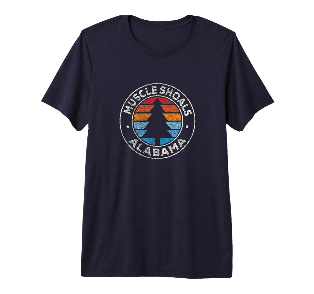 Muscle Shoals Alabama Al 70S Tri T-Shirt - Fun Novelty Design Men Women - T-Shirt, Sweatshirt, Hoodie