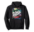 Fresh Hip Hop 80S 90S Old School Camo Hoodie - Trendy Graphic Men Women - T-Shirt, Sweatshirt, Hoodie