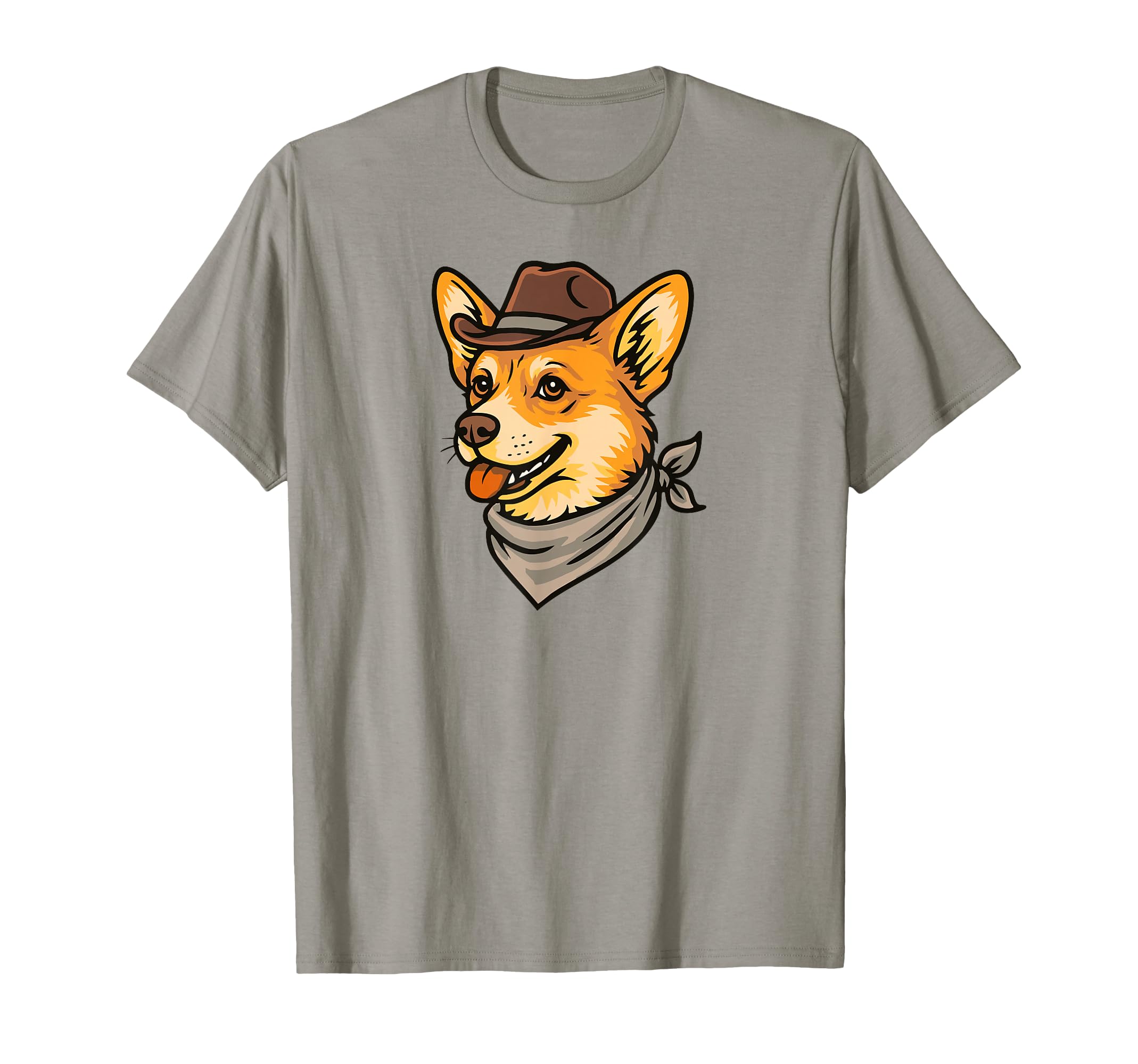 Funny Cowboy Corgi Drawing Corg Mom T-Shirt - Novelty Apparel Men Women - T-Shirt, Sweatshirt, Hoodie