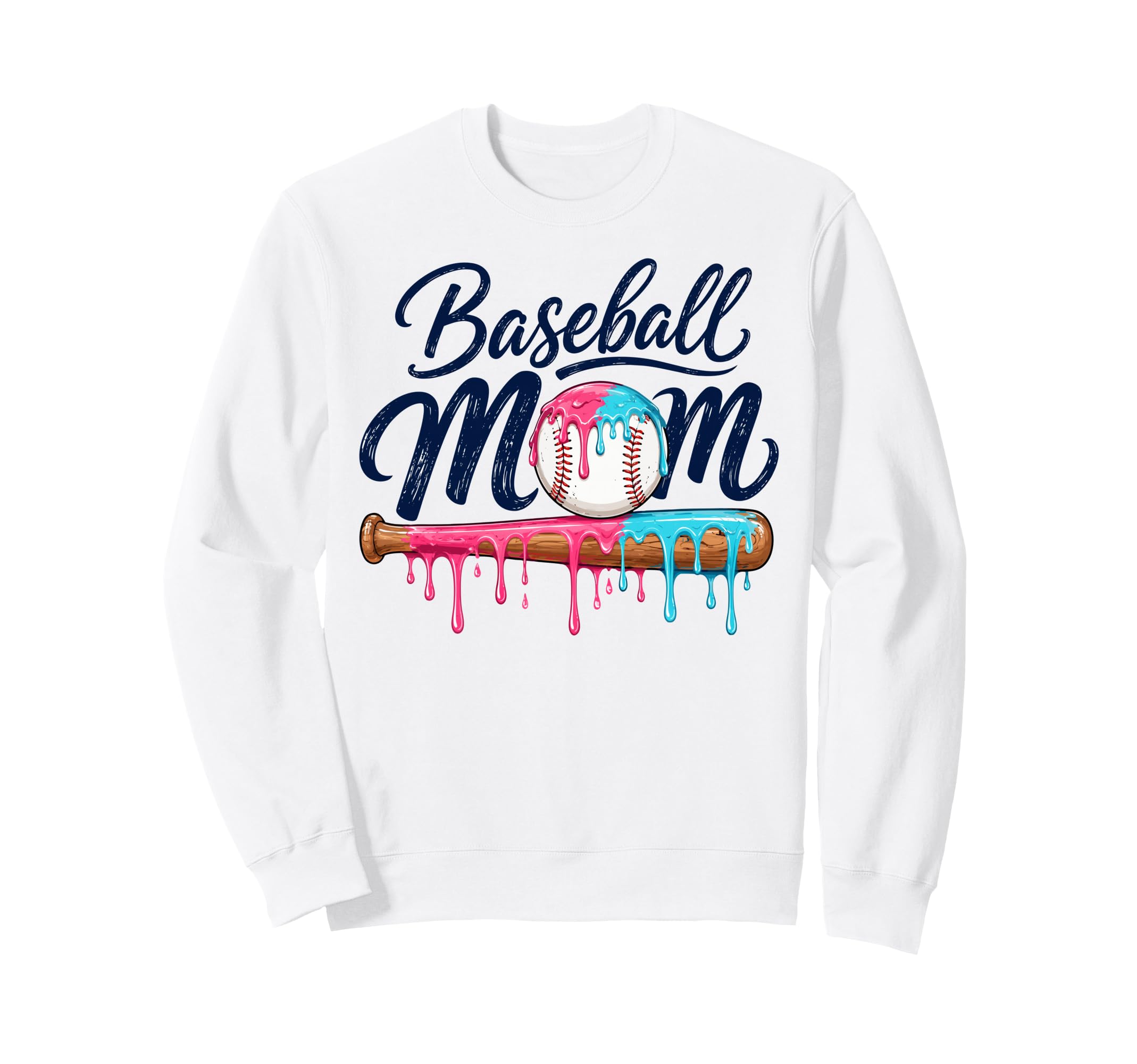 Colorful Dripping Paint Stylish Sweatshirt - Fun Novelty Design for Adults - T-Shirt, Sweatshirt, Hoodie