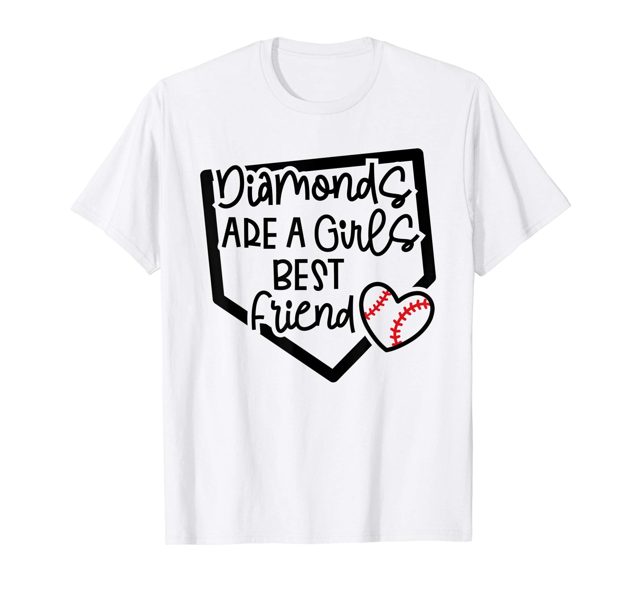 Diamonds Are Best Friend Baseball T-Shirt - Aesthetic Graphic for Adults - T-Shirt, Sweatshirt, Hoodie