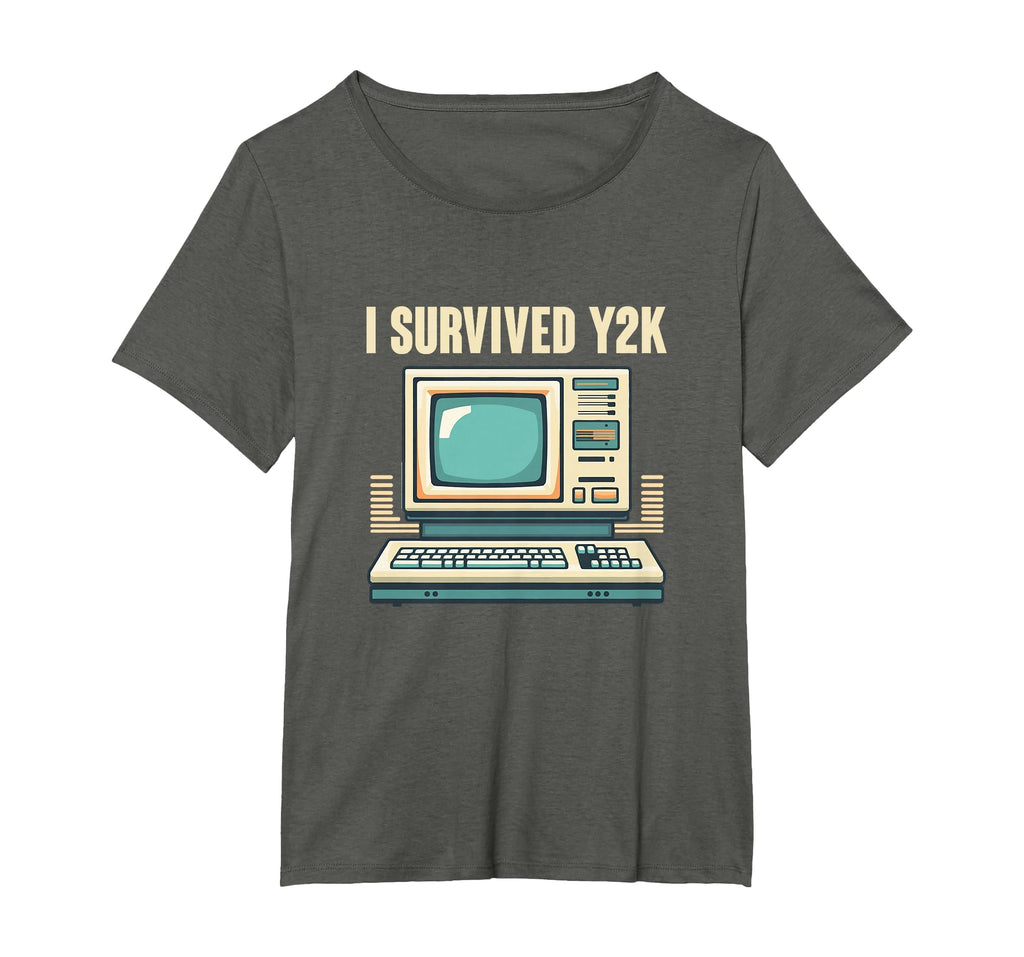 I Survived Y2K Computer Funny Year T-Shirt - Fun Novelty Design Unisex - T-Shirt, Sweatshirt, Hoodie