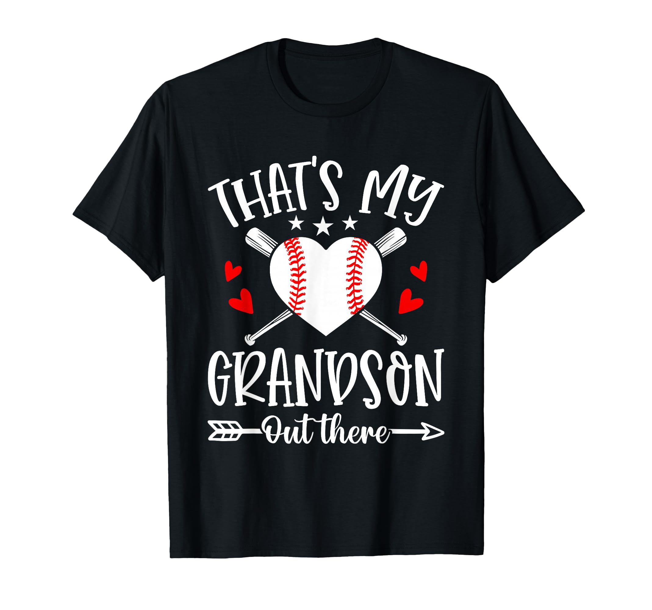 Thats My Grandson Out There Baseball T-Shirt - Trendy Graphic Men Women - T-Shirt, Sweatshirt, Hoodie