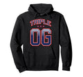 Triple Og Old School Hip Hop Original Hoodie - Custom Art Print for Adults - T-Shirt, Sweatshirt, Hoodie