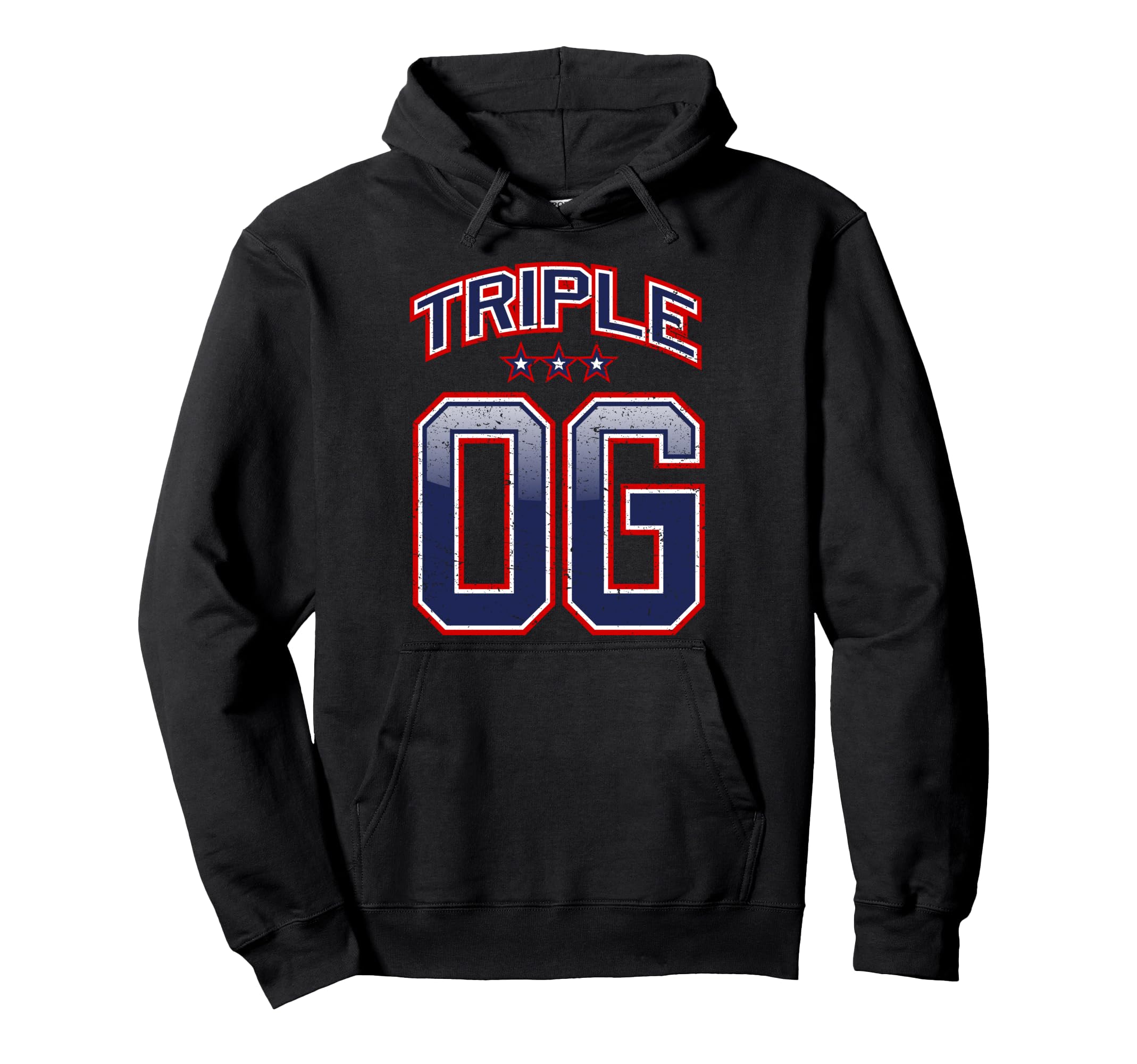 Triple Og Old School Hip Hop Original Hoodie - Custom Art Print for Adults - T-Shirt, Sweatshirt, Hoodie