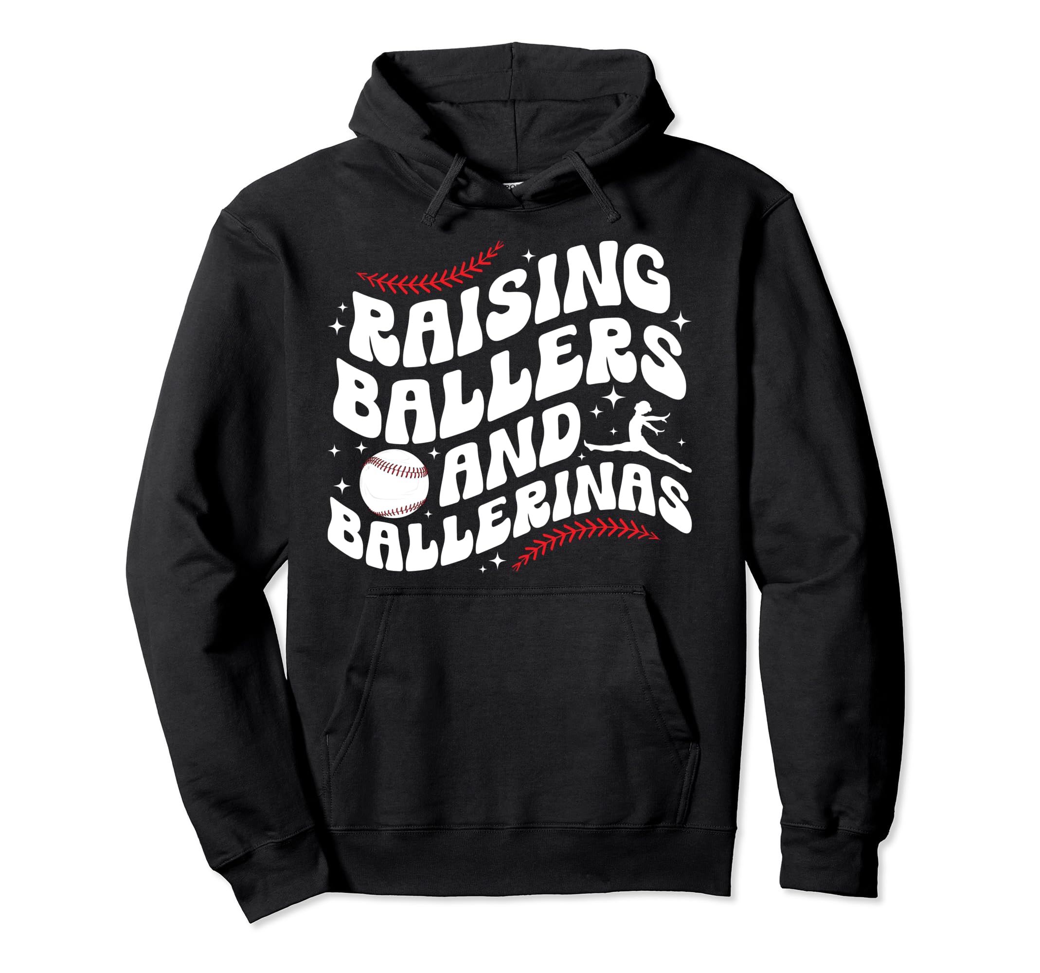 Raising Ballers And Ballerinas Hoodie - Novelty Apparel for Adults - T-Shirt, Sweatshirt, Hoodie