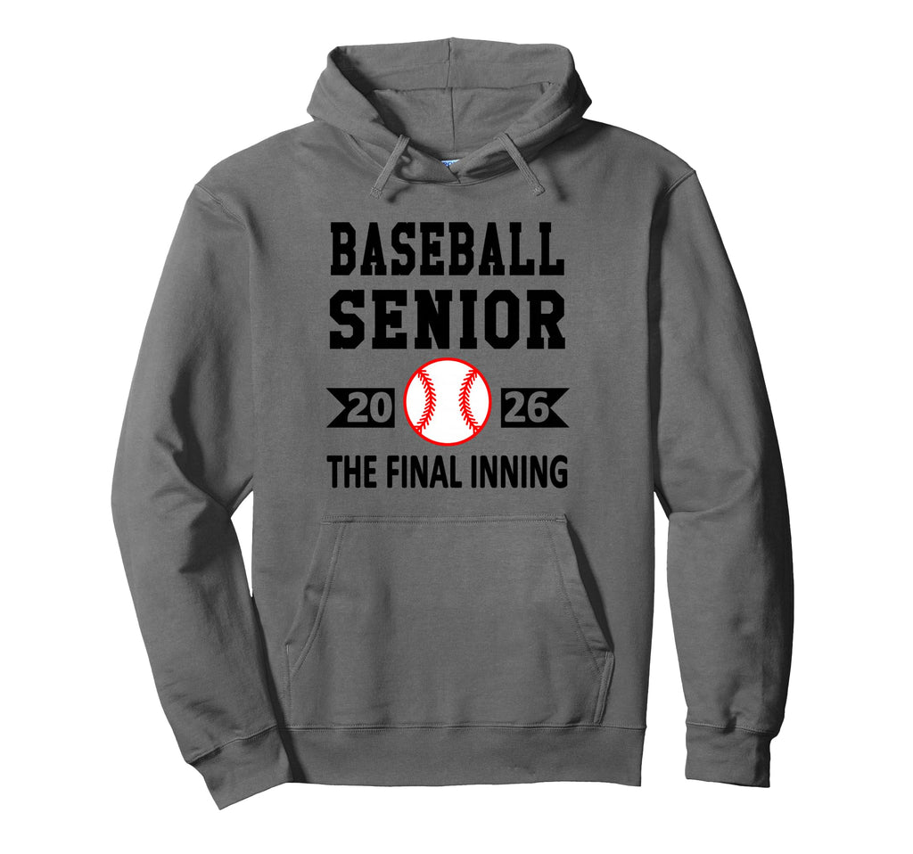 Senior Class 2026 Baseball Senior Hoodie - Custom Art Print for Adults - T-Shirt, Sweatshirt, Hoodie