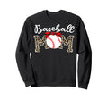 Baseball Mom Gifts Leopard Sweatshirt - Casual Everyday Wear Unisex - T-Shirt, Sweatshirt, Hoodie