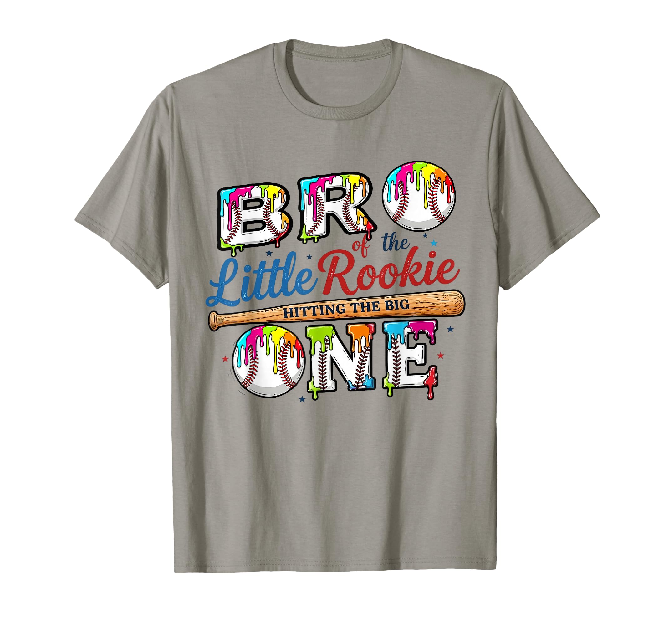 Brother Bro Lil Rookie Drip Baseball T-Shirt - Custom Art Print for Adults - T-Shirt, Sweatshirt, Hoodie