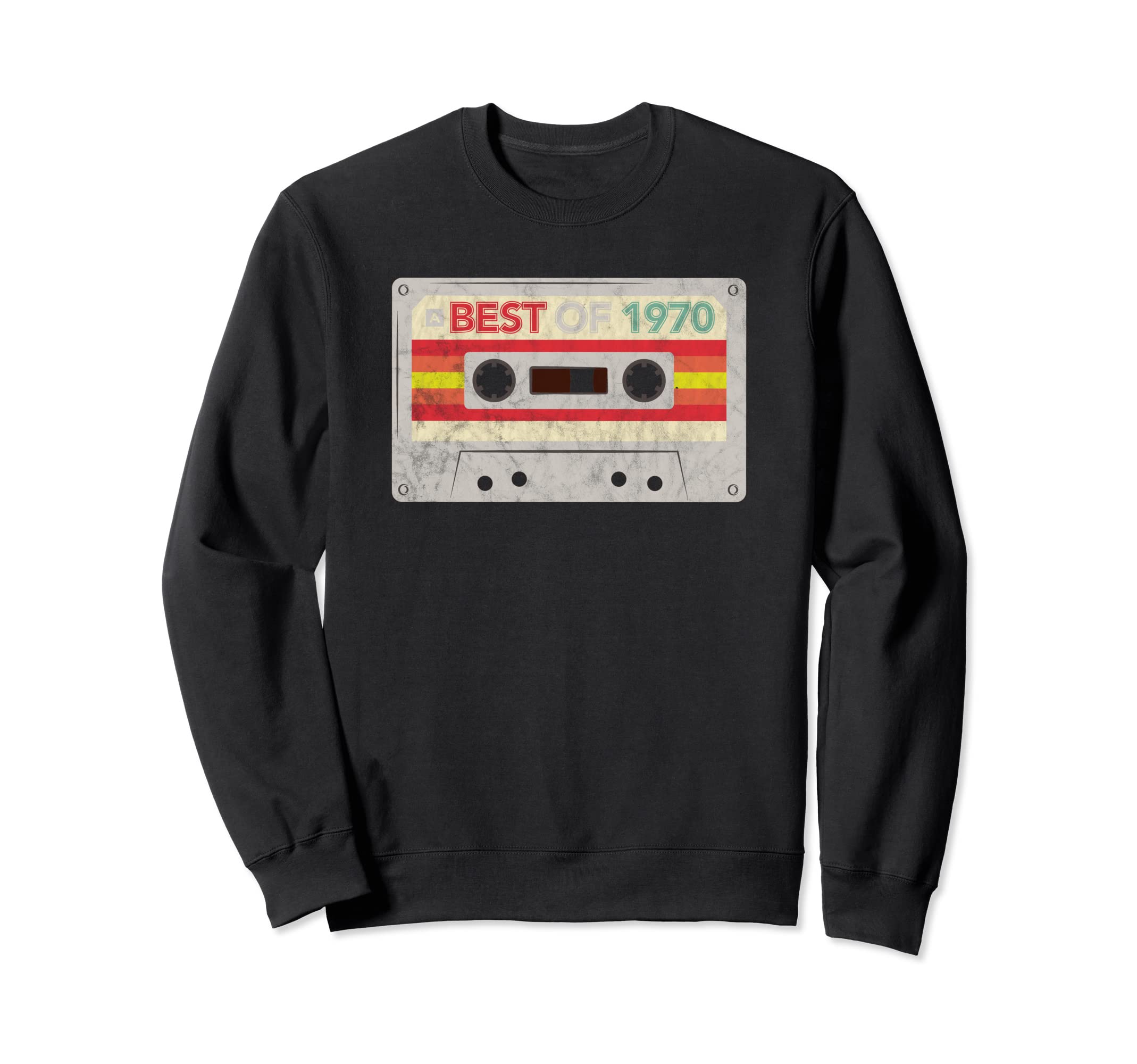Funny Best 1970 Cassette Tape Sweatshirt - Casual Everyday Wear Men Women - T-Shirt, Sweatshirt, Hoodie