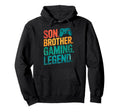 Son Brother Gamer Legend Video Game Hoodie - Graphic Print Men Women - T-Shirt, Sweatshirt, Hoodie