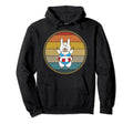 Llama Distressed Hoodie - Unique Graphic Unisex - T-Shirt, Sweatshirt, Hoodie