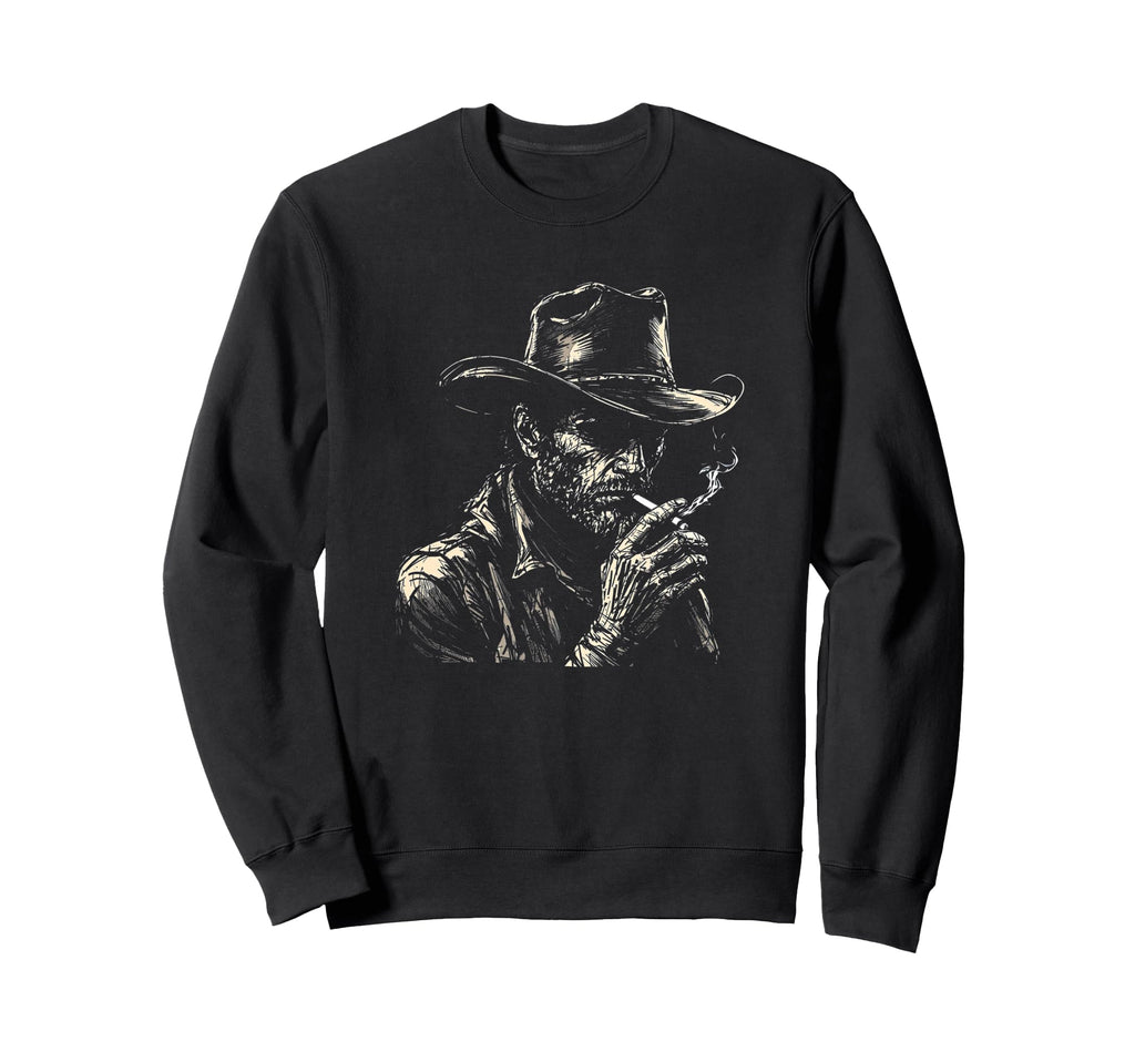 Rugged Wild West Cowboy Sweatshirt - Fun Novelty Design Unisex - T-Shirt, Sweatshirt, Hoodie
