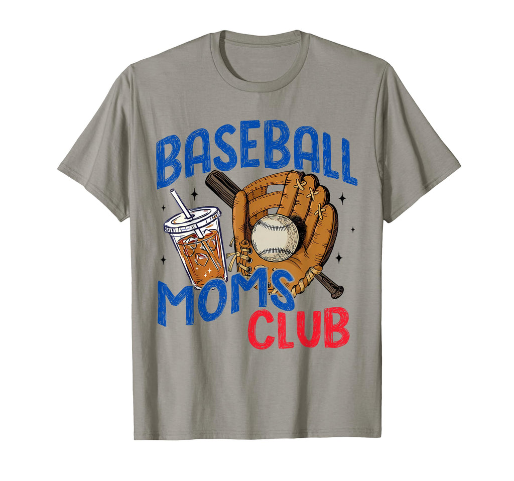 Baseball Mom Club Sports Mom Game T-Shirt - Custom Art Print for Adults - T-Shirt, Sweatshirt, Hoodie
