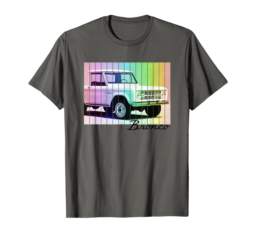 Ford Bronco Rainbow T-Shirt - Graphic Print for Adults - T-Shirt, Sweatshirt, Hoodie