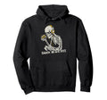 Stuck 80S Funny Skeleton Cassette Tape Hoodie - Minimalist Print Unisex - T-Shirt, Sweatshirt, Hoodie