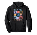 Beach Boho Summer Vacation Womens Hoodie - Trendy Graphic for Adults - T-Shirt, Sweatshirt, Hoodie
