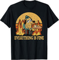 Funny Meme Dog Everything Is Fine - Adult & Kids T-Shirts, Sweatshirts & Hoodies apparel design preview 1