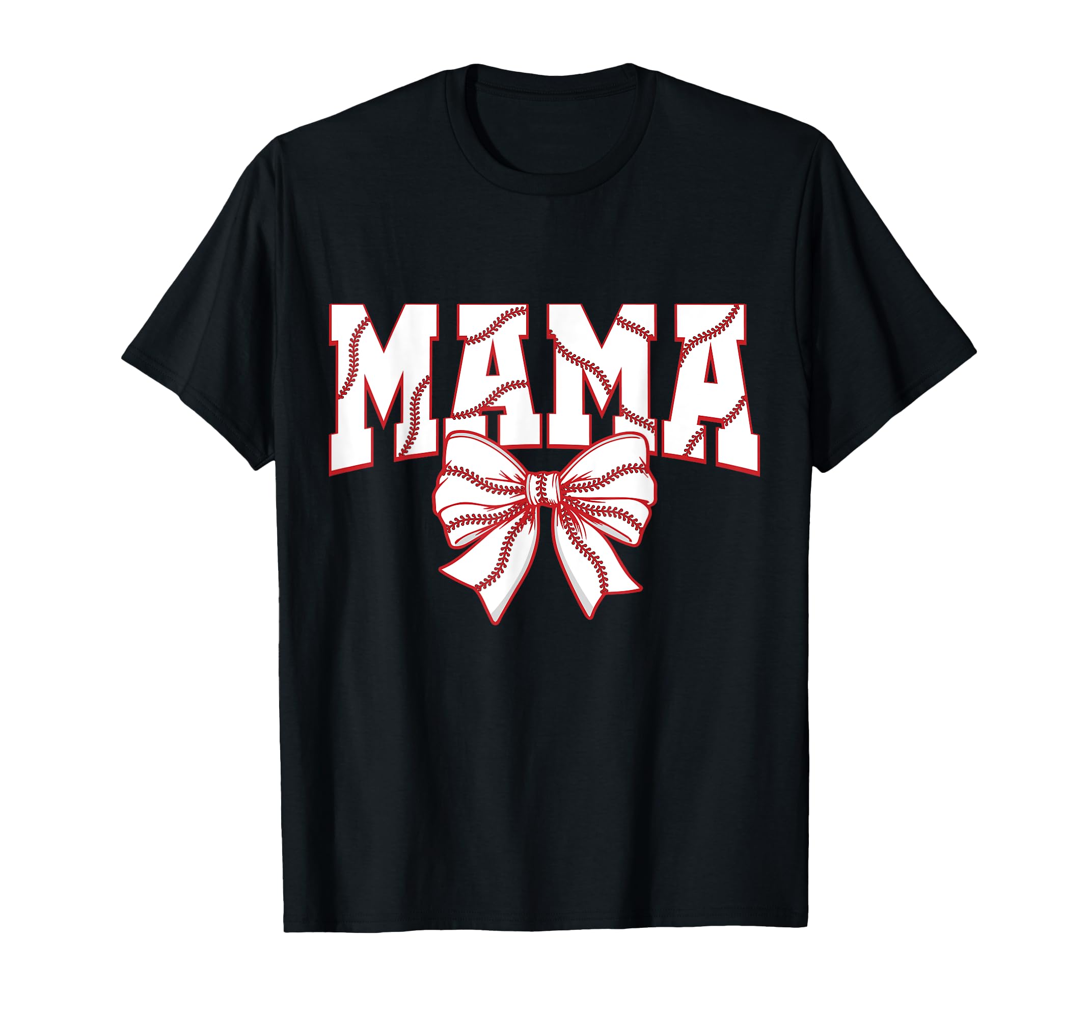 Baseball Mama Mom Mother Mommy T-Shirt - Fun Novelty Design for Adults - T-Shirt, Sweatshirt, Hoodie