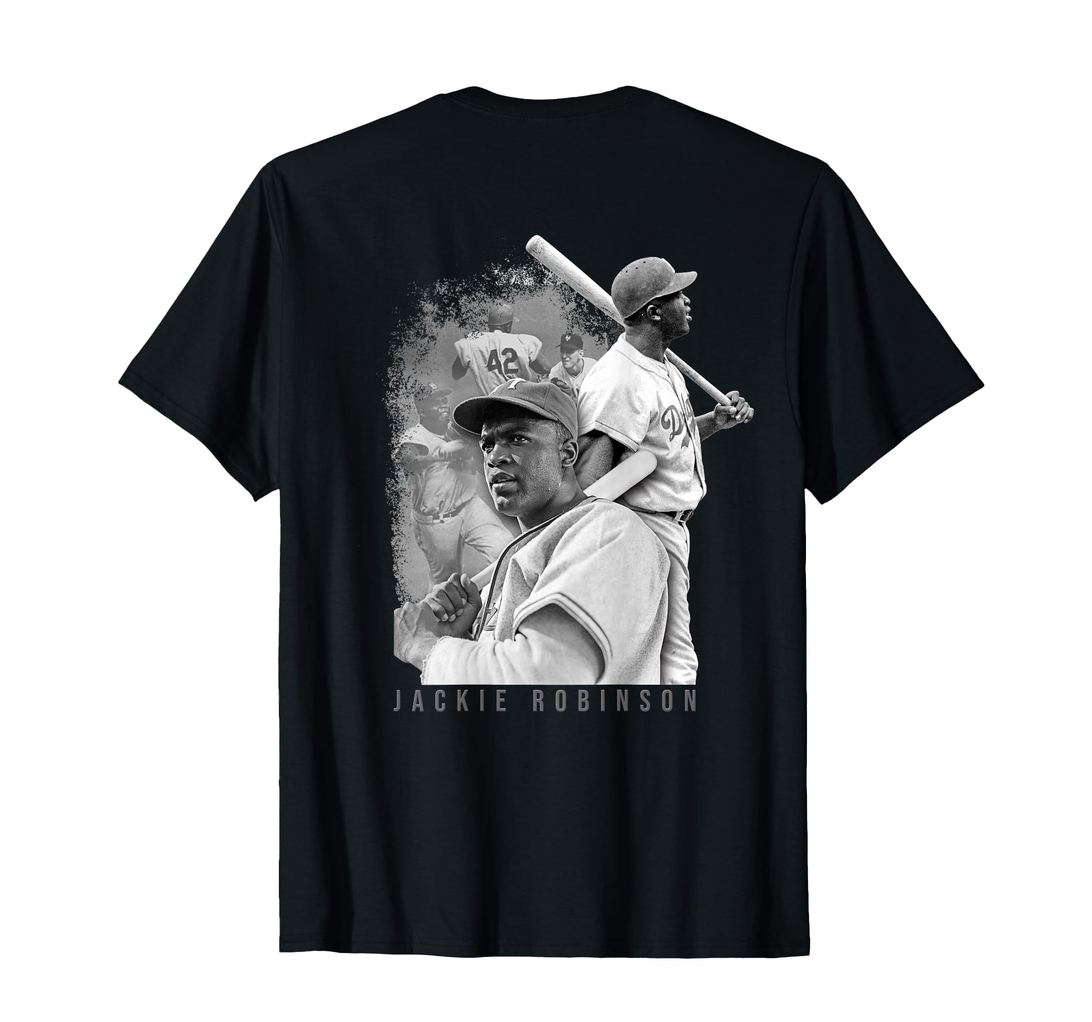 Jackie Robinson 002 Back Printed T-Shirt - Custom Art Print Men Women - T-Shirt, Sweatshirt, Hoodie