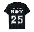 Thats My Baseball 25 Jersey Number T-Shirt - Minimalist Print for Adults - T-Shirt, Sweatshirt, Hoodie