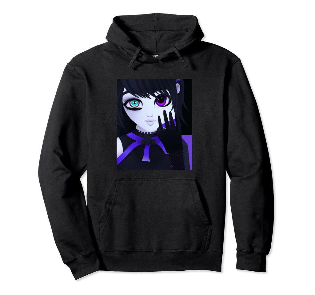 Goth Anime Vaporwave And Creepy Goth Hoodie - Streetwear Style Men Women - T-Shirt, Sweatshirt, Hoodie