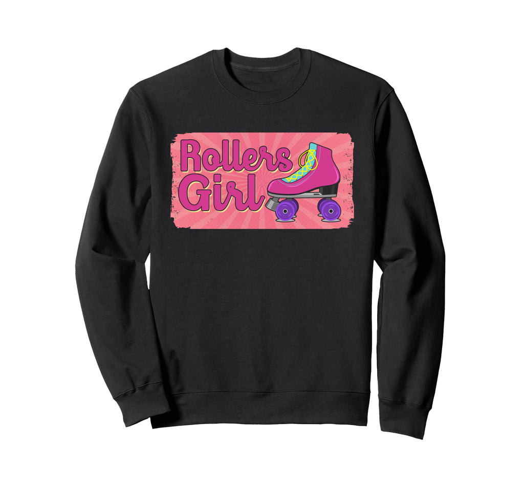 70S 80S Skating Roller Skates Sweatshirt - Unique Graphic Unisex - T-Shirt, Sweatshirt, Hoodie