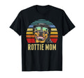 Rottie Mom Rottweiler Dog Sunset Beach T-Shirt - Minimalist Print Unisex - T-Shirt, Sweatshirt, Hoodie