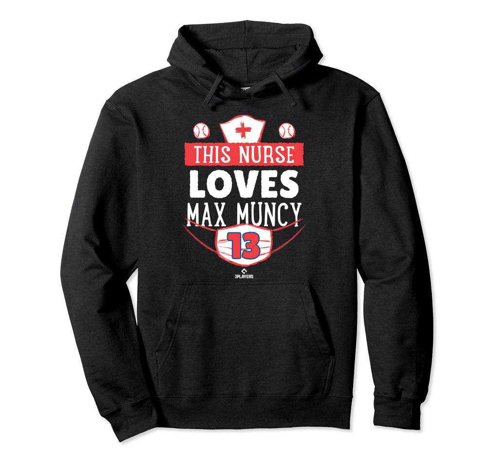 This Nurse Loves Max Muncy Los Angeles Hoodie - Minimalist Print Unisex - T-Shirt, Sweatshirt, Hoodie