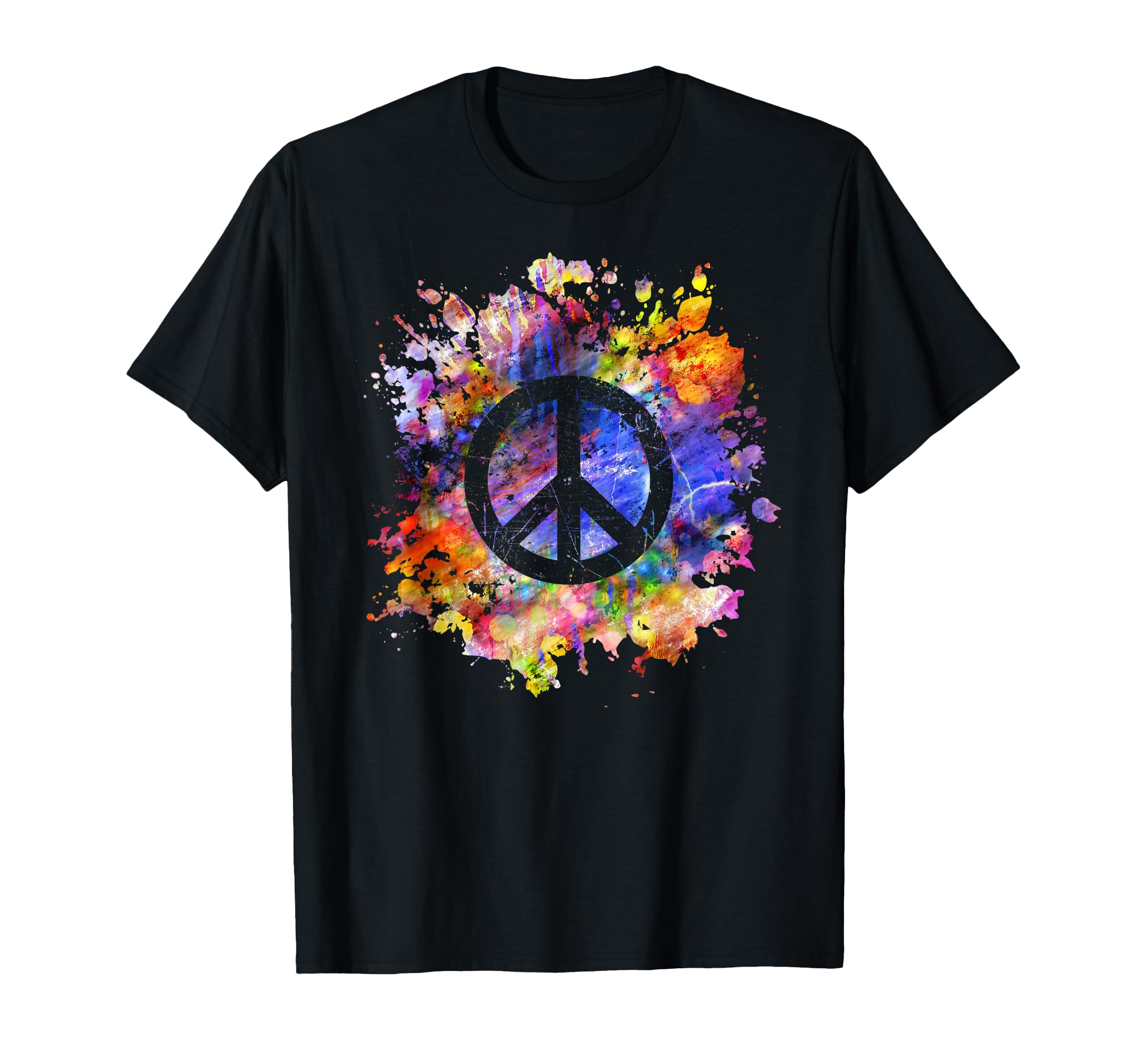 Hippies Peace Sign I Peace Love T-Shirt - Aesthetic Graphic Men Women - T-Shirt, Sweatshirt, Hoodie