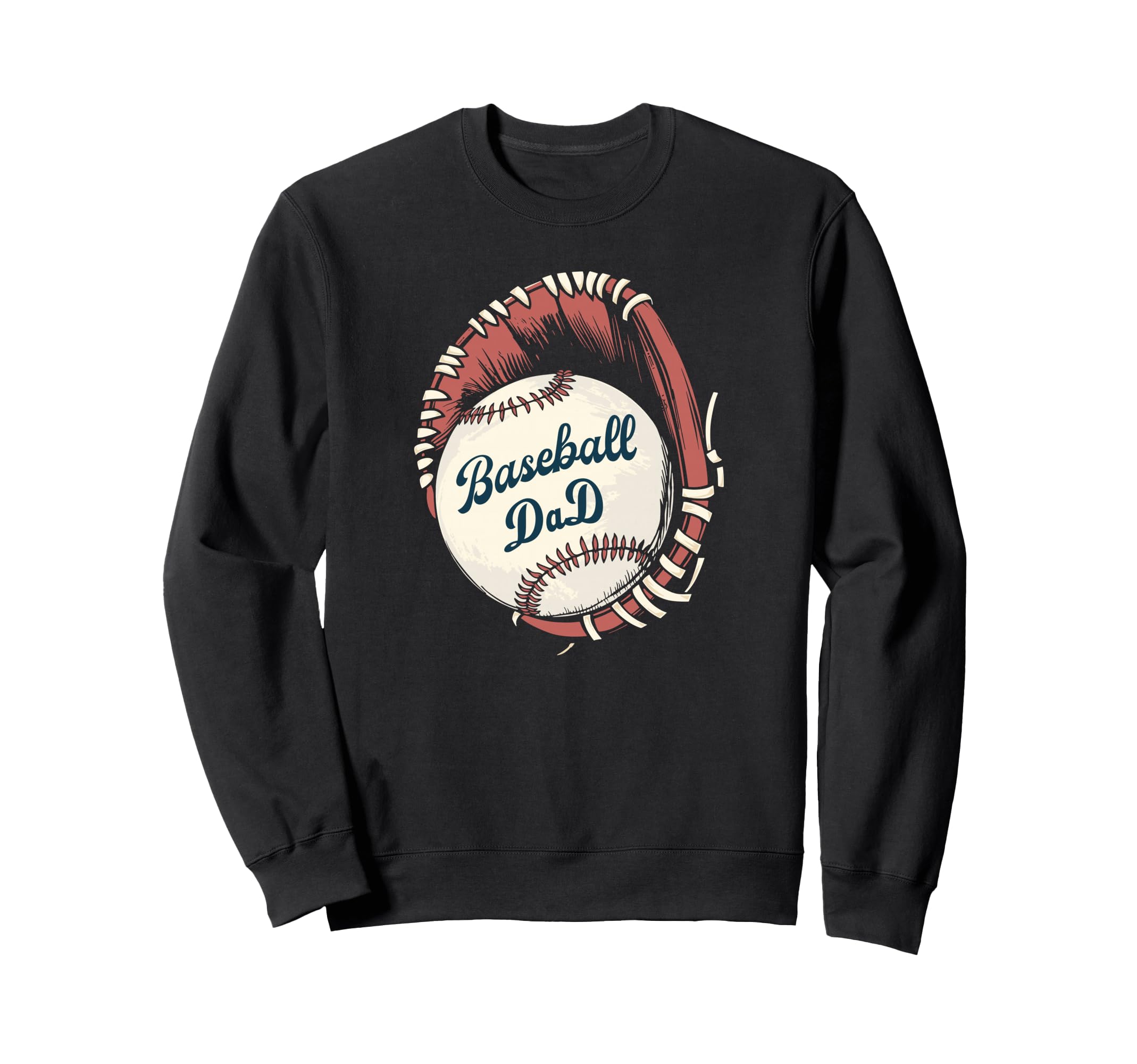 Baseball Dad Softball Glove And Sweatshirt - Novelty Apparel for Adults - T-Shirt, Sweatshirt, Hoodie