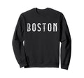 Boston Massachusetts Distressed Sweatshirt - Custom Art Print Unisex - T-Shirt, Sweatshirt, Hoodie