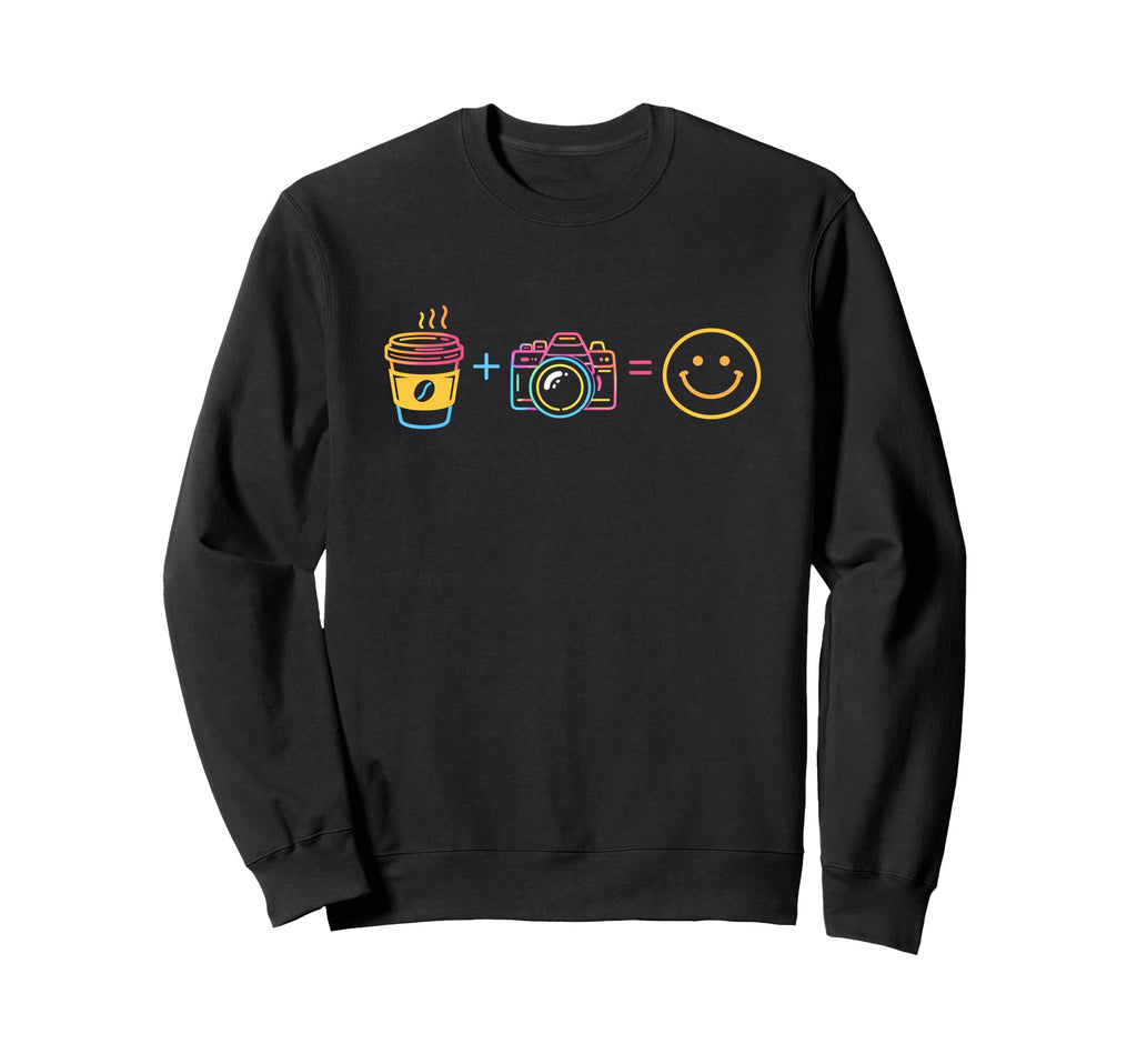 Photographer Funny Coffee N Sweatshirt - Custom Art Print for Adults - T-Shirt, Sweatshirt, Hoodie