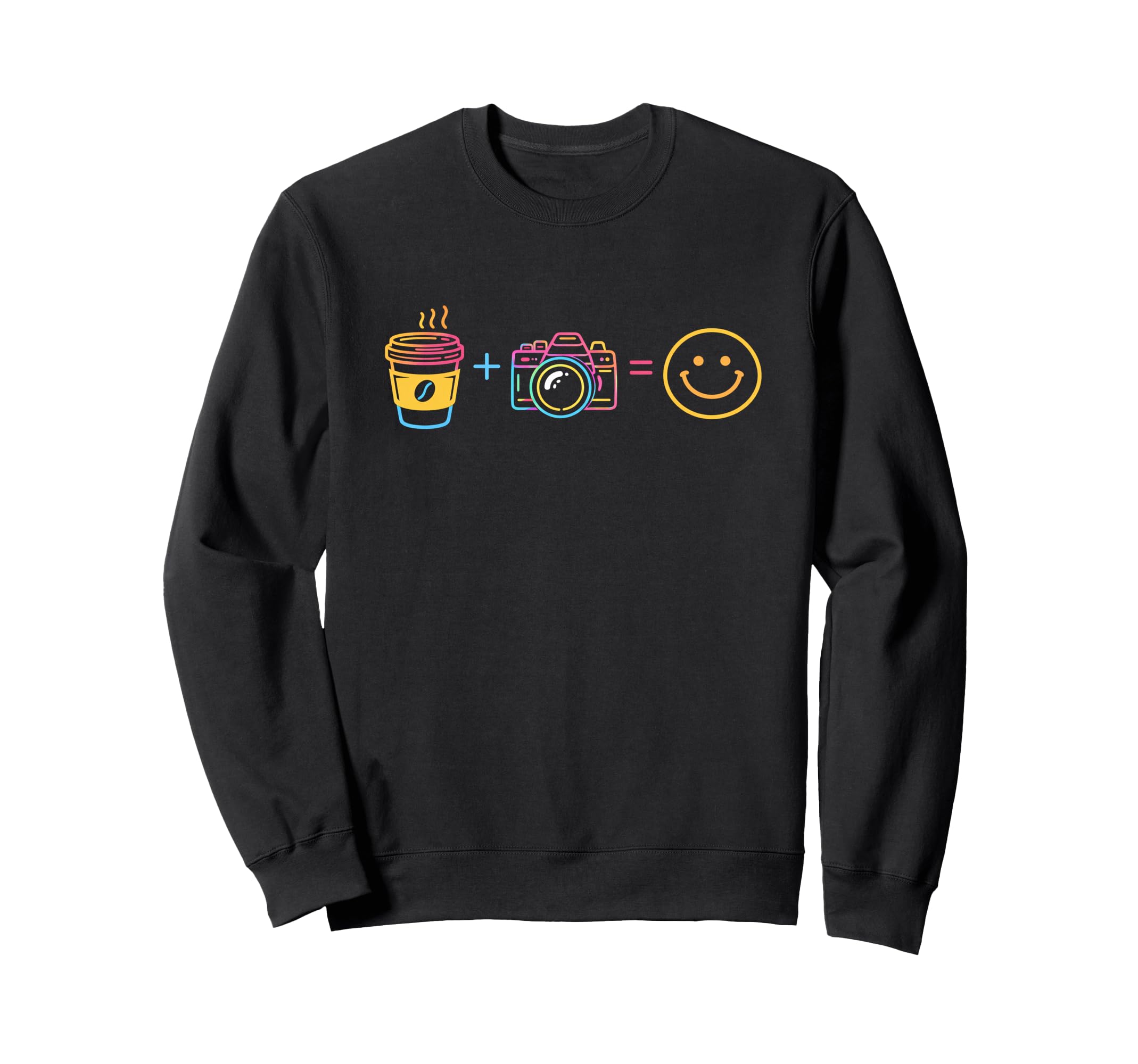 Photographer Funny Coffee N Sweatshirt - Custom Art Print for Adults - T-Shirt, Sweatshirt, Hoodie