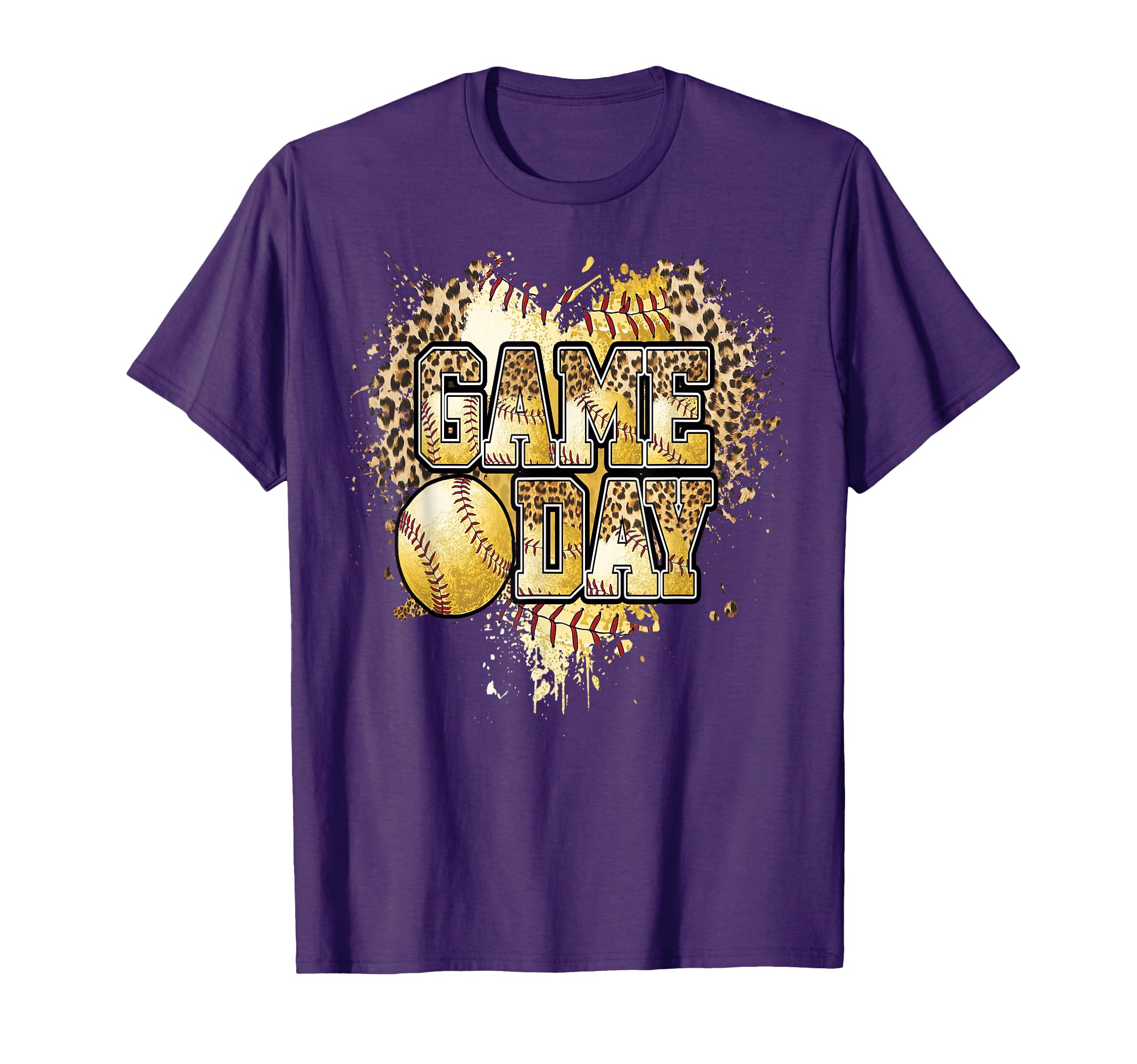 Bleached Softball Game Day Vibes T-Shirt - Casual Everyday Wear Men Women - T-Shirt, Sweatshirt, Hoodie