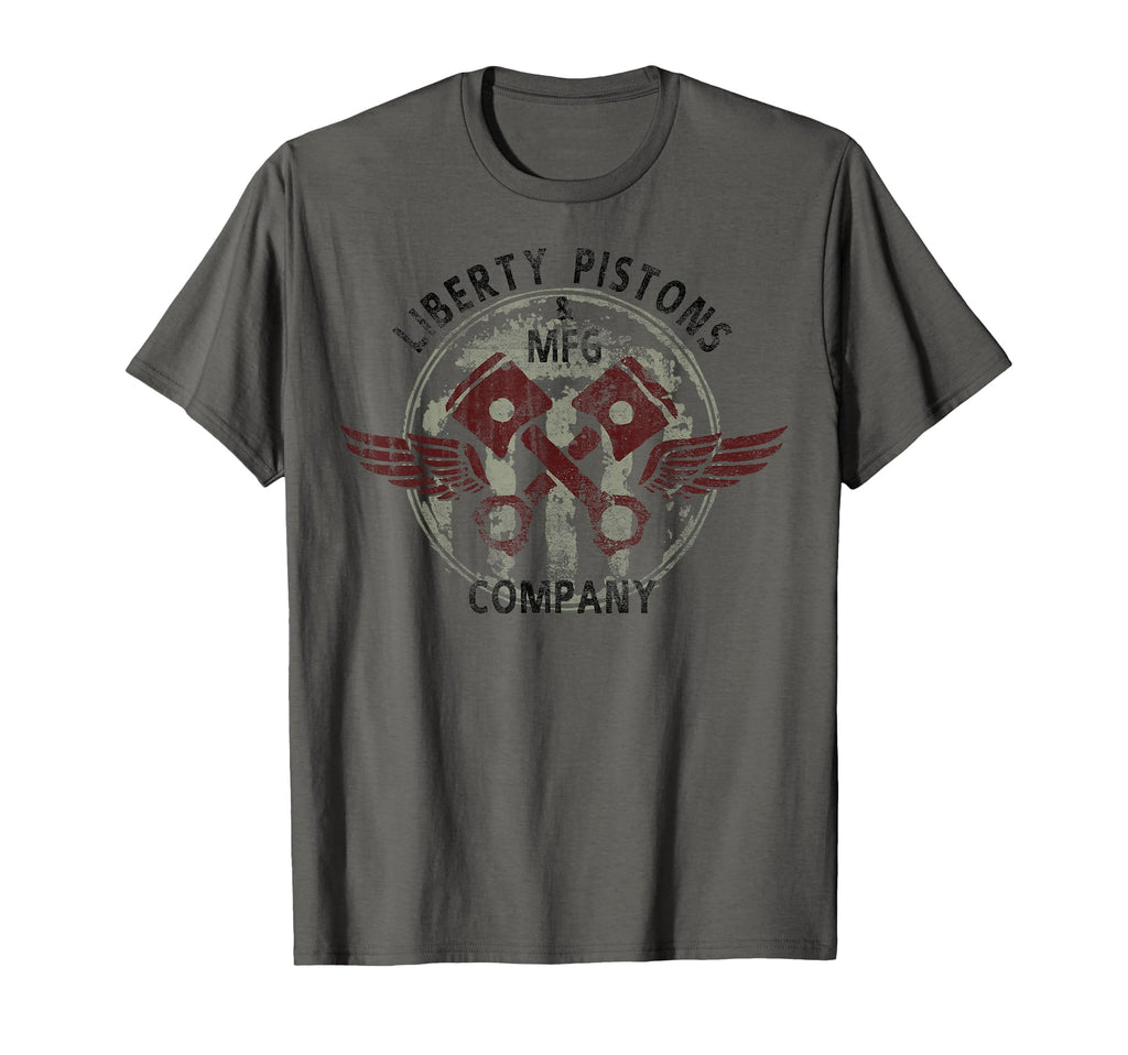 Liberty Pistons Company Distressed T-Shirt - Aesthetic Graphic Unisex - T-Shirt, Sweatshirt, Hoodie